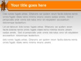Business 07 Orange PowerPoint Template text slide design