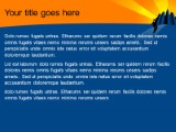 Business 08 Blue PowerPoint Template text slide design