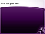 Building Purple PowerPoint Template text slide design
