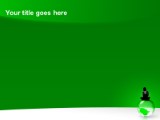 Globe Green PowerPoint Template text slide design