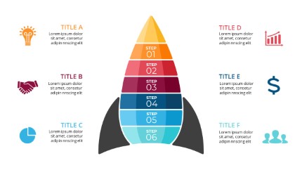 Pyramid Rocket 02 PowerPoint Infographic pptx design