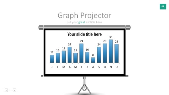 PowerPoint editable data infographic