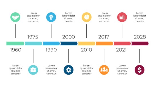 Timelines 52 PowerPoint Infographic pptx design