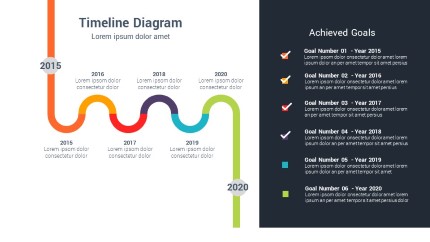 Achieved Goals 035 PowerPoint Infographic pptx design