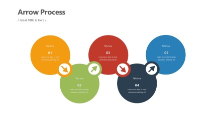Arrow Circles Infographic Layout PowerPoint Infographic pptx design