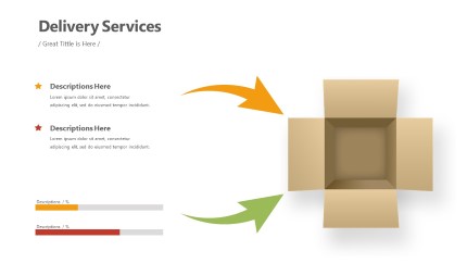 Delivery Box Infographic Layout PowerPoint Infographic pptx design