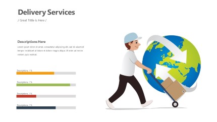 Delivery World Wide Infographic Layout PowerPoint Infographic pptx design