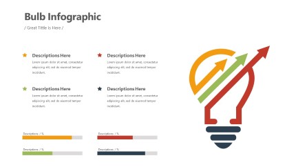 Bulb Infographic Layout PowerPoint Infographic pptx design