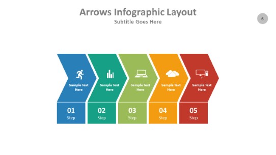 Arrows 006 PowerPoint Infographic pptx design