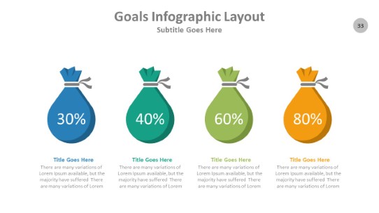Goals 033 PowerPoint Infographic pptx design
