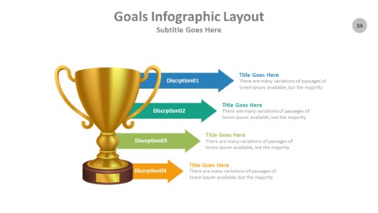 Goals 034 PowerPoint Infographic pptx design
