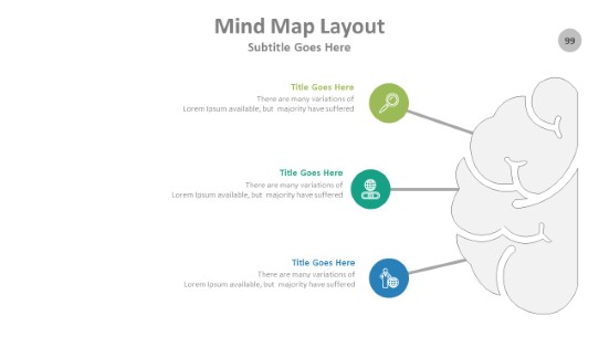 Mind Map 099 PowerPoint Infographic pptx design