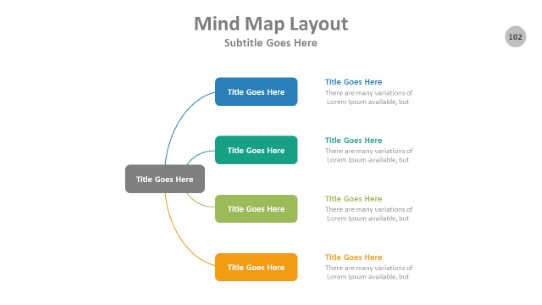 Mind Map 102 PowerPoint Infographic pptx design