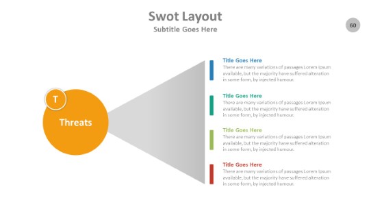 SWOT 060 PowerPoint Infographic pptx design