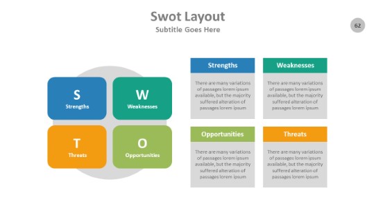SWOT 062 PowerPoint Infographic pptx design