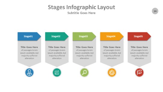 Stages 014 PowerPoint Infographic pptx design