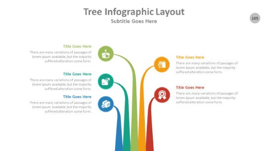 Tree 105 PowerPoint Infographic pptx design