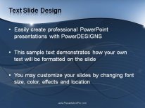 Swoosh PowerPoint Template text slide design