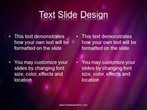 Abstract 0015 B PowerPoint Template text slide design