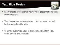 Architecture Tools PowerPoint Template text slide design