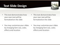 Architecture Tools PowerPoint Template text slide design