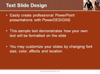 Competition PowerPoint Template text slide design