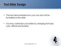 Target Business PowerPoint Template text slide design
