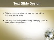 Financial World PowerPoint Template text slide design