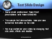 Global Circles PowerPoint Template text slide design