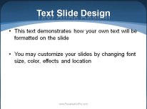 Western Hemisphere PowerPoint Template text slide design