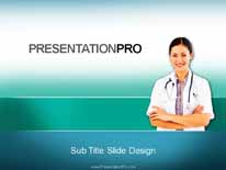 Medical Review PowerPoint Template text slide design