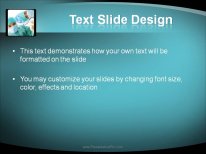 Looking Up PowerPoint Template text slide design