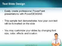Medical Review PowerPoint Template text slide design