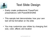 Waterstone 4 PowerPoint Template text slide design