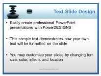 Premium Waterstone PowerPoint Template text slide design