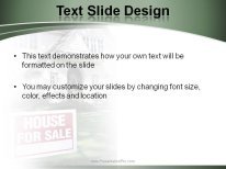 For Sale PowerPoint Template text slide design