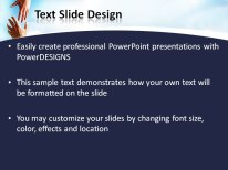 Religion Reach PowerPoint Template text slide design