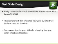 Leisure Sport Golf PowerPoint Template text slide design