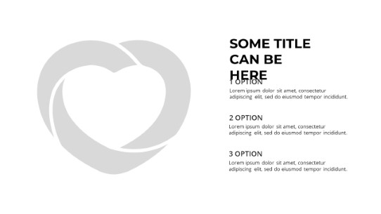 3 Steps Heart 19 PowerPoint Infographic pptx design
