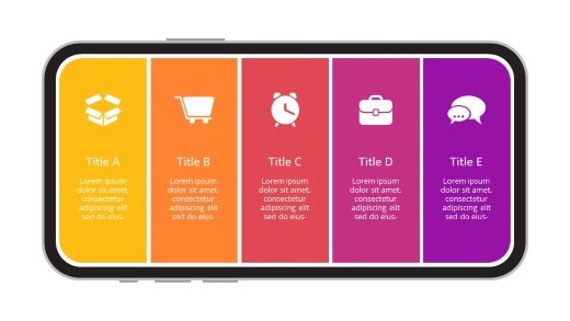 Device Phone Icons PowerPoint Infographic pptx design