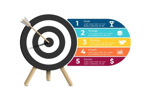 Marketing Target 05 PowerPoint Infographic pptx design