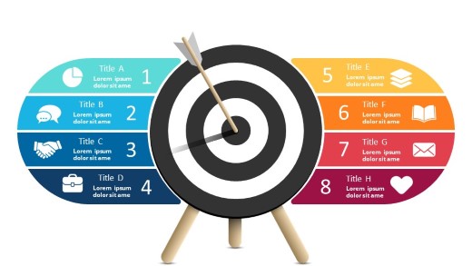 Marketing Target 08 PowerPoint Infographic pptx design