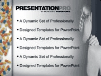 Backpain PowerPoint Template text slide design