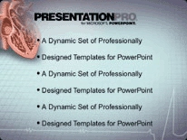 Heart PowerPoint Template text slide design