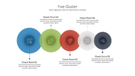 Cluster 5 PowerPoint Infographic pptx design
