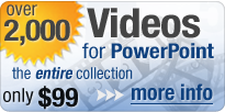 video pack for PowerPoint. Over 1,000 videos