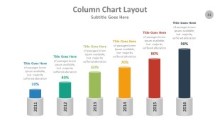 PowerPoint Infographic - Column Chart Layout