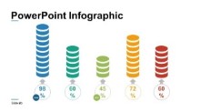 PowerPoint Infographic - Coins Percentages