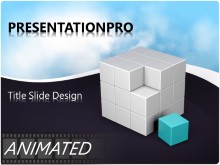 Download animated cube components Animated PowerPoint Template and other software plugins for Microsoft PowerPoint