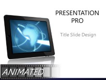 Animated Global 0022 B Widescreen PPT PowerPoint Animated Template Background